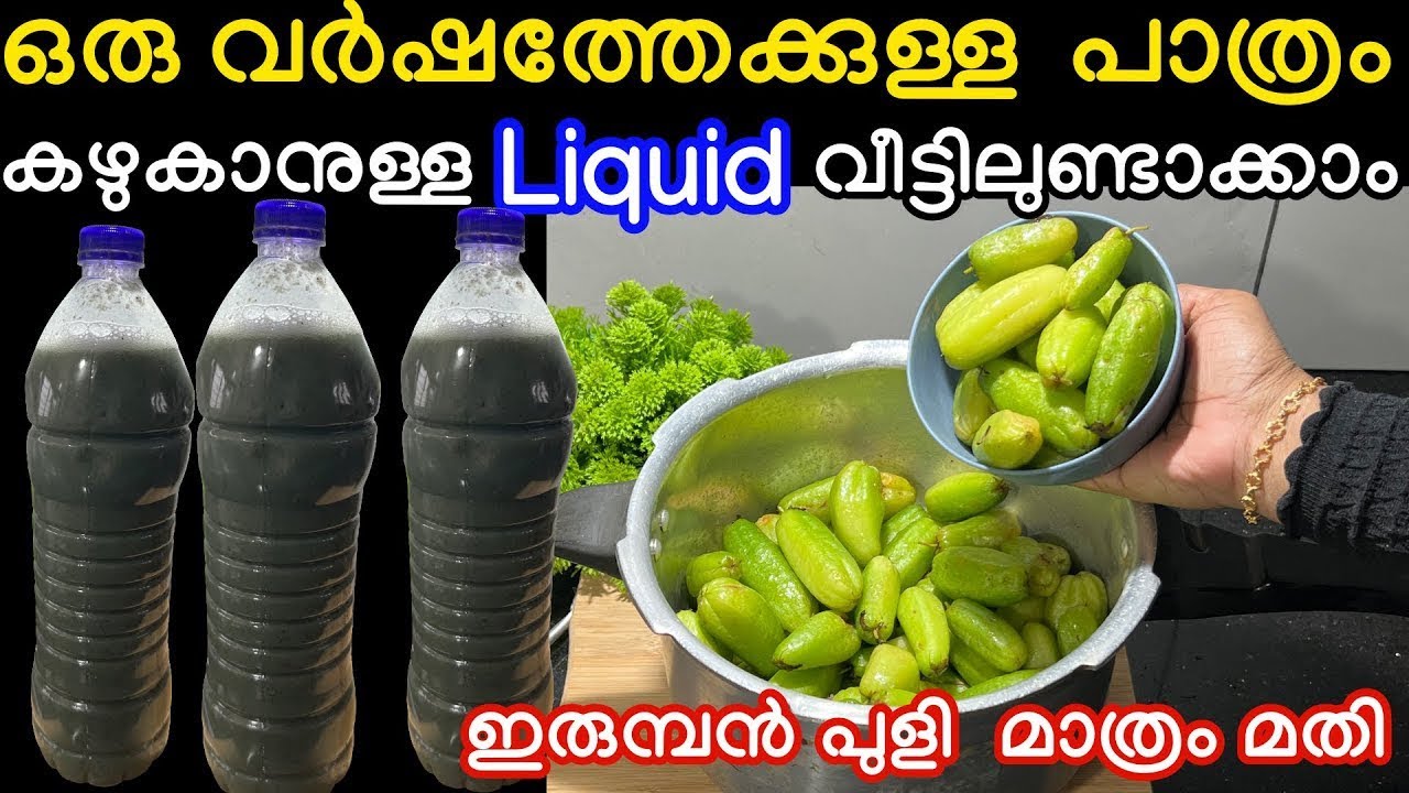 ഒരു വർഷത്തേക്കുള്ള പത്രം കഴുകാനുള്ള ലിക്വിഡ് വീട്ടിലുണ്ടാക്കാം ഇരുമ്പൻ പുളി മാത്രം മതി 
