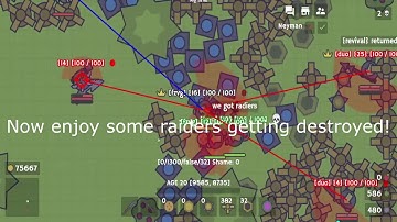 MooMoo.io: 1v1 with Genesis - Best MooMoo.io Hacks PvP + Testing Revival Mod! (+Destroying Raiders)