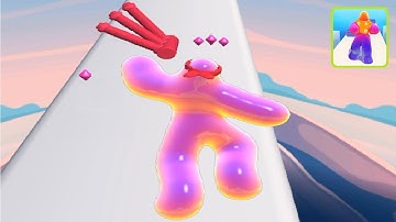 Blob Runner 3D ! All Levels Gameplay android, ios (Level 141-144)