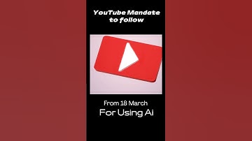 YouTube labels AI made Videos #labelai#youtubenewupdate #aicontent