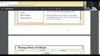Drainage Systems of Ethiopia & the Horn (Chapter 4 : Lesson 1) screenshot 2