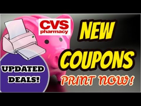 🔥 UPDATED CVS DEALS | HUGE $4 MM | PRINT NOW NEW COUPONS & MORE!