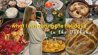 what I eat during the holidays in my Balkan hometown