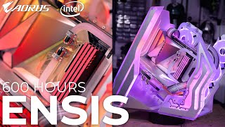 Project ENSIS | Building a Custom PC from SCRATCH for AORUS | 600 Hours in 30 Minutes