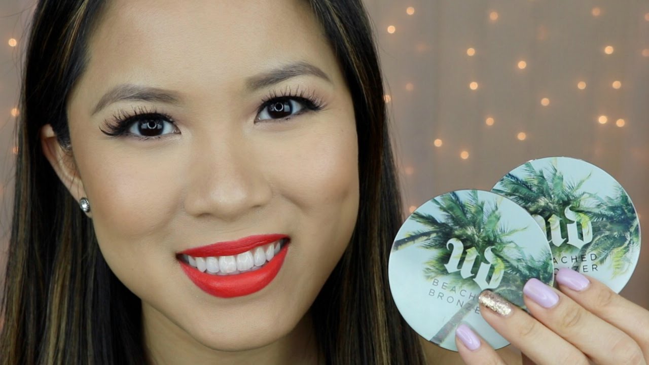 NEW Urban Decay Beached Bronzers Review + Demo - YouTube