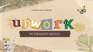 Upwork In demand skills