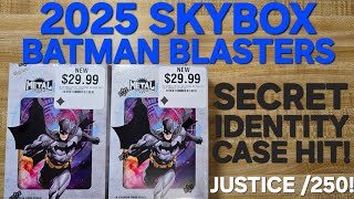 2025 Skybox Metal Universe Batman Blasters Case Hit Secret Ideny Justice 250 Teal & Purple Fx