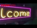 Led welcome sign cosun sign custom neon sign decorative neon signage