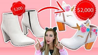 CONVERTÍ UNAS BOTAS DE $200 PESOS EN UNAS DE $2000. MAIRE VS EL INTERNET
