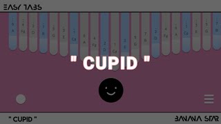 Video thumbnail of "FIFTY FIFTY -  Cupid  (Kalimba Cover) || Easy Tabs Keylimba Apps"