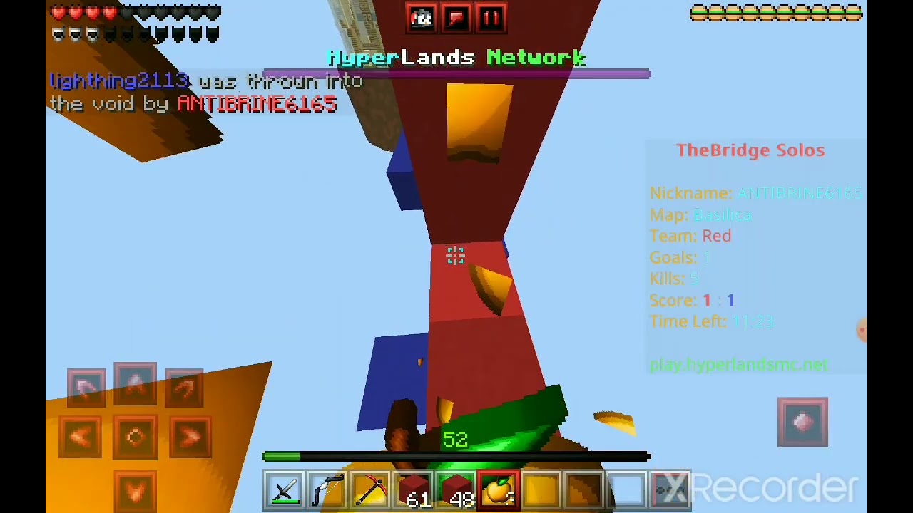 Destroying a blatant reach hacker in hyperlands the bridge