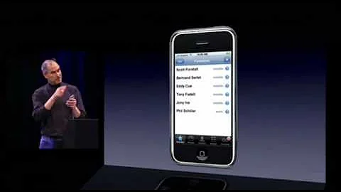 MWSF 2007 Keynote: iPhone Address Book