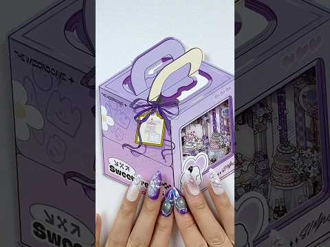 ASMR 3D Scene Sticker: "Sweetie Cake" - Unbox the Perfection of Sweets #shorts #asmr #cute