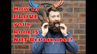 How to PROVE your roof is NOT Repairable  Insurance Claim Denied! Public Adjuster 101