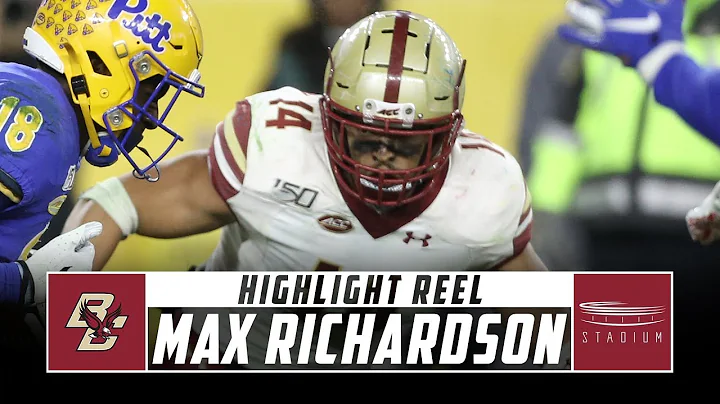 Boston College LB Max Richardson Highlight Reel - ...