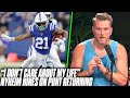 Nyheim Hines Says He Doesn't Care About His Life When Returning Punts  Pat McAfee Reacts