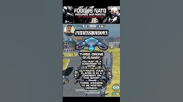 CONTEST IS CLOSED #WRwinShowdown 3 Drone Giveaway - WAR ROBOTS OFFICIAL GIVEAWAYS