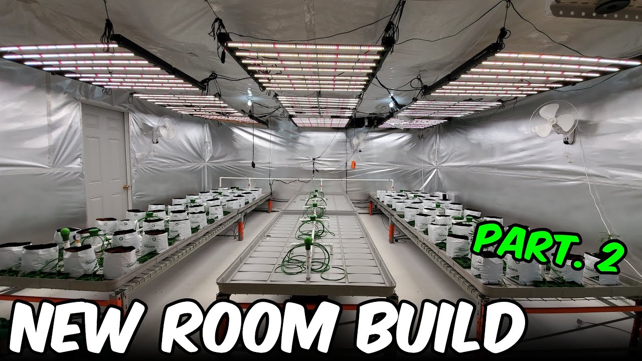 Building an AUTOMATED INDOOR GROW ROOM part 2