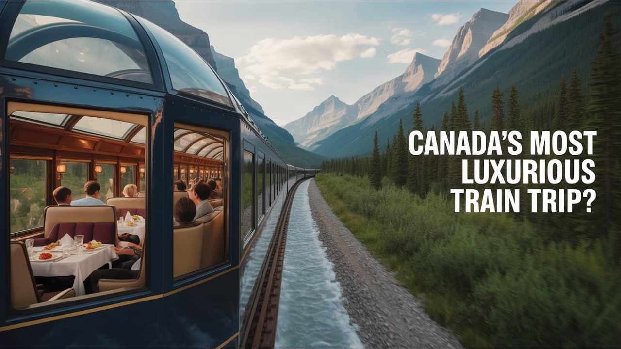 Самое роскошное путешествие на поезде в Канаде? Rocky Mountaineer GoldLeaf Service! 🚂🇨🇦