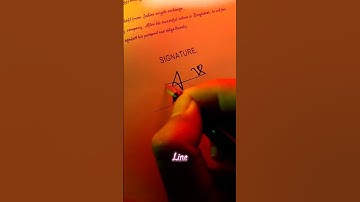 A letter styles signature calligraphy #shorts #signature #sign #lettering #handwriting