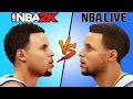 STEPHEN CURRY NBA 2K vs NBA LIVE [2010 - 2016] 🏀
