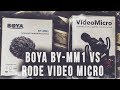 BOYA BY-MM1 vs. RØDE Video Micro PORÓWNANIE i RECENZJA