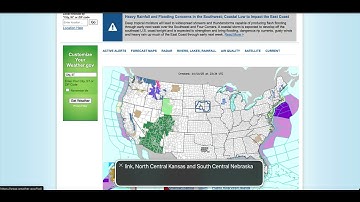 Exploring the National Weather Service Website Using TalkBack | Accessibility Test