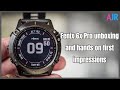 Garmin Fenix 6x Pro unboxing - hands on, Maps, widgets, menus, Battery &amp; comparison to Fenix 5x Plus