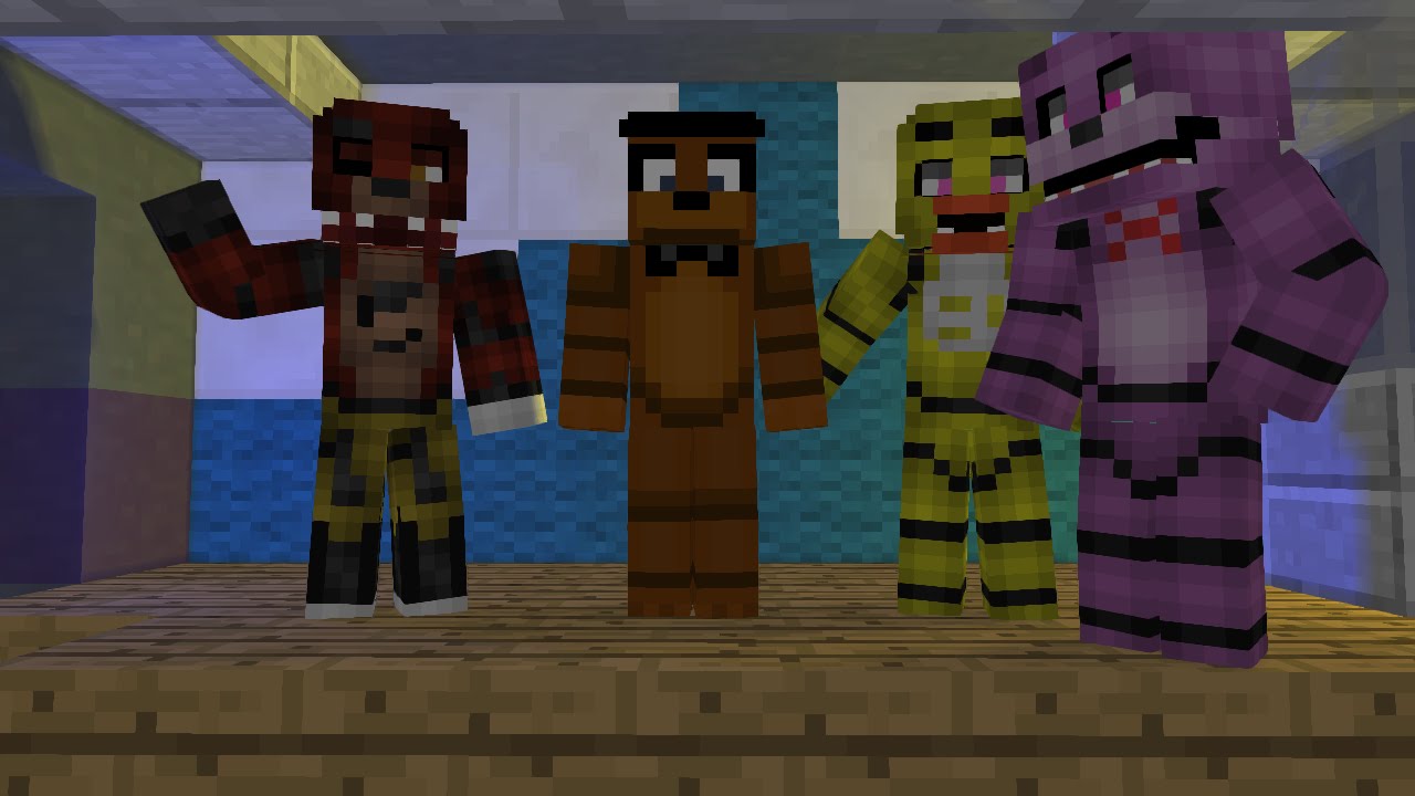 Minecraft five nights at freddy's 2 Song ( Animation 