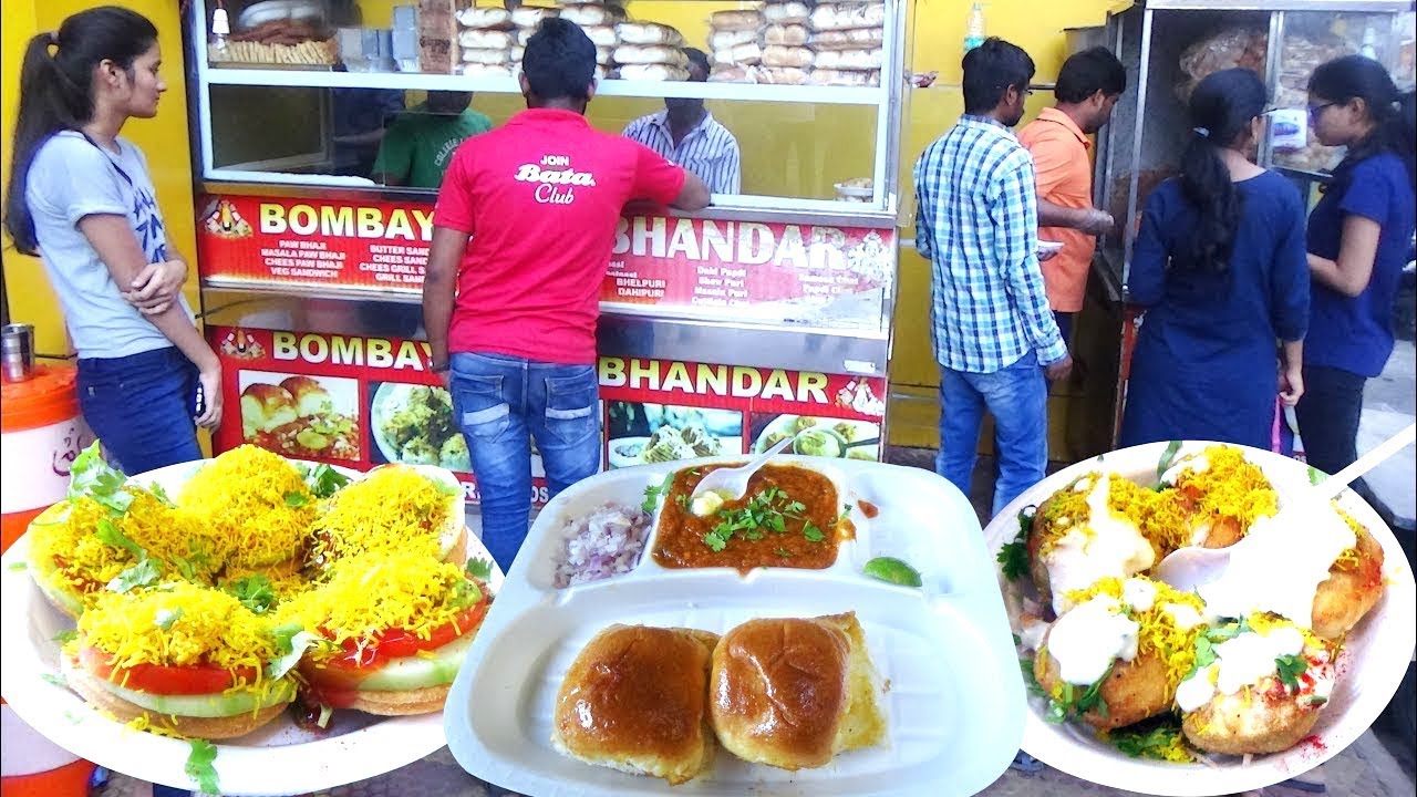 Bombay Chaat Bhandar in Guntur | Pawbhaji / Chees Grill Sandwich / Samosa Chaat | Guntur Street Food | Street Food Catalog