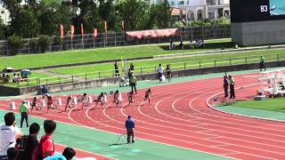 20160508 沖縄県陸上競技選手権大会兼国体選考会 女子100ｍ 決勝