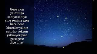 Gece - şiir Resimi