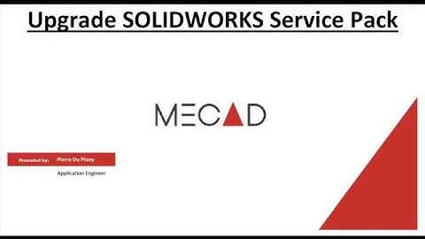 Update SOLIDWORKS Service Pack