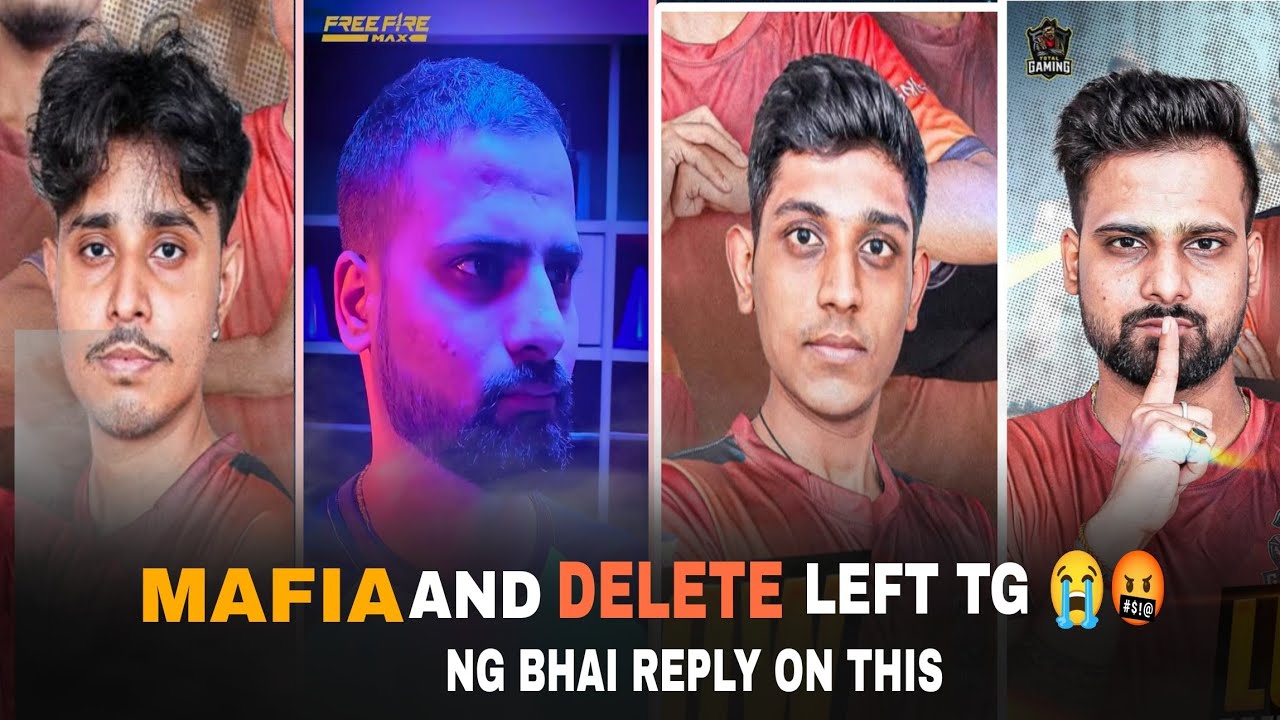 TG DELETE AND MAFIA LEFT TG 😭🤬 NON STOP GAMING REACT ON THIS MATTER 