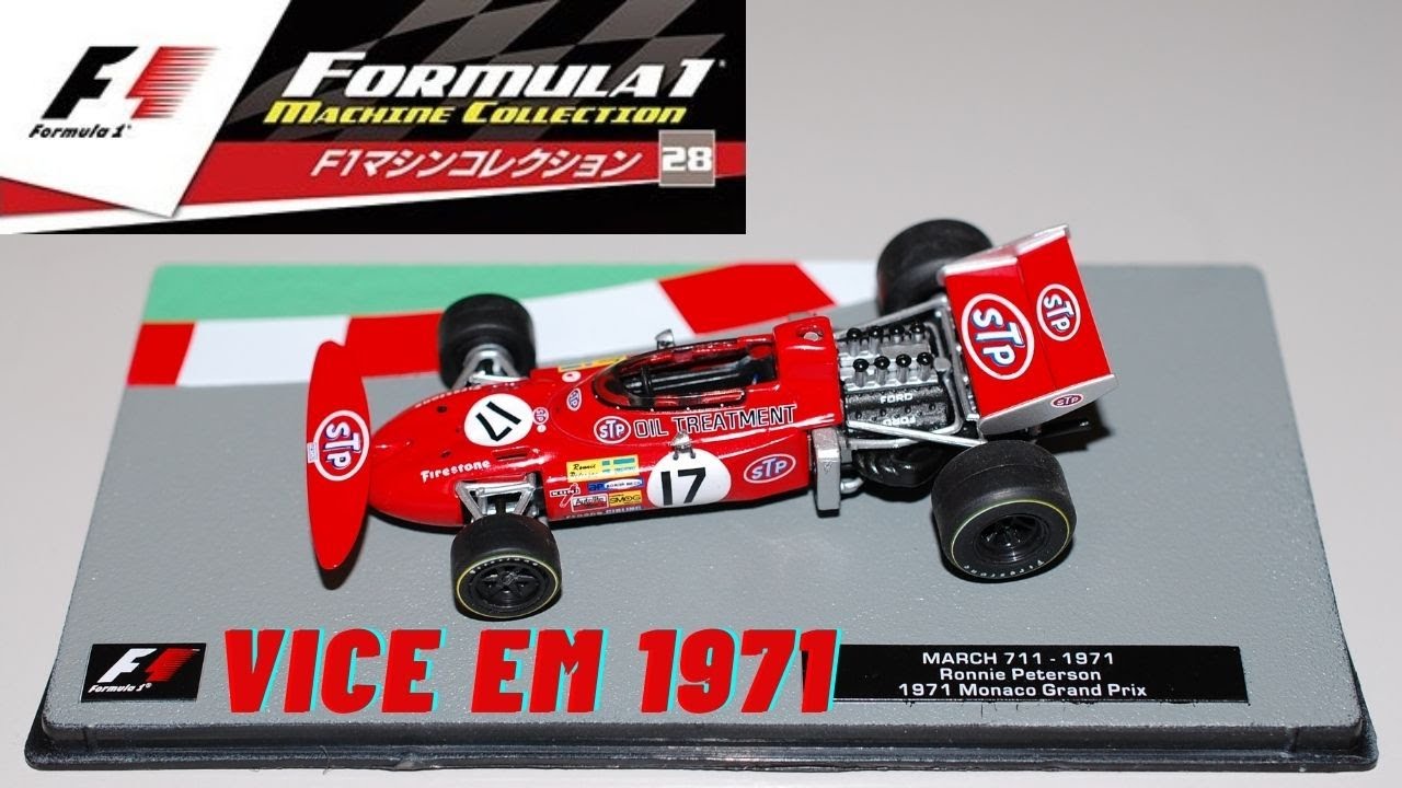 SPARK MARCH 711 Ronnie Peterson Monaco GP 1971 !! in 1/18 £99.00 - UK