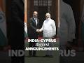 India-Cyprus Partnership Gets Major Boost | PM Modi on Trade, Investment &amp; GIFT City
