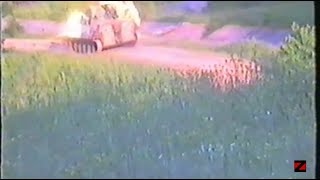 Sulmi i UÇK-së 1999 ndaj tankeve serbe / KLA attack on Serbian army tanks, Strofc, Republic Kosova