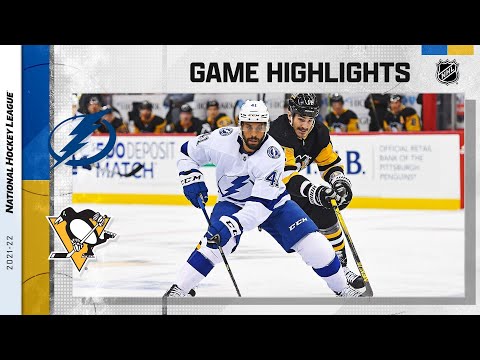 Lightning @ Penguins 10/26/21 | NHL Highlights