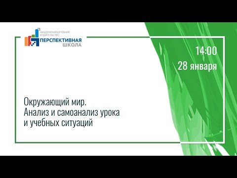 Окружающий мир. Анализ и самоанализ урока и учебных ситуаций