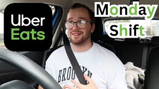 how much can we make on a Monday shift? UBER EATS DRIVER AUSTRALIA