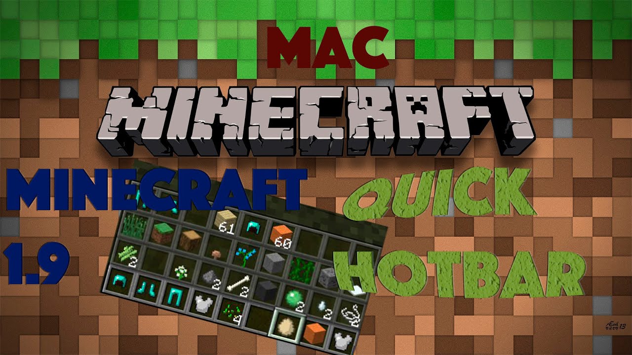 Como Descargar Instalar Quick Hotbar Mod Para Minecraft 19 Mac