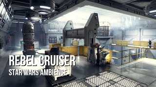 Rebel Cruiser Engineering | Star Wars Ambience | Ship White Noise, Industrial Sounds, Quiet Chatter
