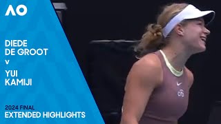 Diede De Groot v Yui Kamiji Extended Highlights | Australian Open 2024 Final