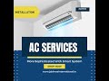 Jai shree international   ac services installation un installation