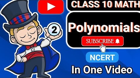 CBSE Class 10 Math Full Chapter 2 👉 Polynomials👉 animated video By Knowledge Spark Academy