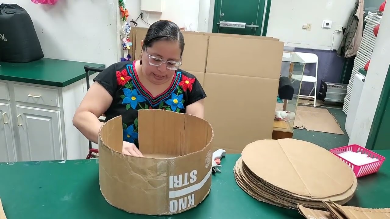 medidas para hacer piñata estrella