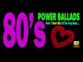 80s Power Ballad Mix (Over 1 Hour Of The Best 80's Love Songs and Power Ballads)
