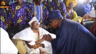 ALIKO DANGOTE, OKOYA THOMAS, DAPO ABIODUN, GBENGA DANIEL STORM THE 90TH BIRTHDAY OF AWUJALE