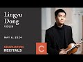 Graduation recital lingyu dong violin