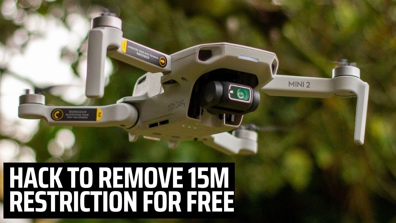 How to remove 15 m DJI Mavic mini 2 restriction for free using DJI FLY